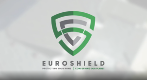 Euroshield logo on grey background