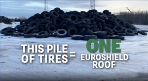 This pile of tires = one euroshield roof