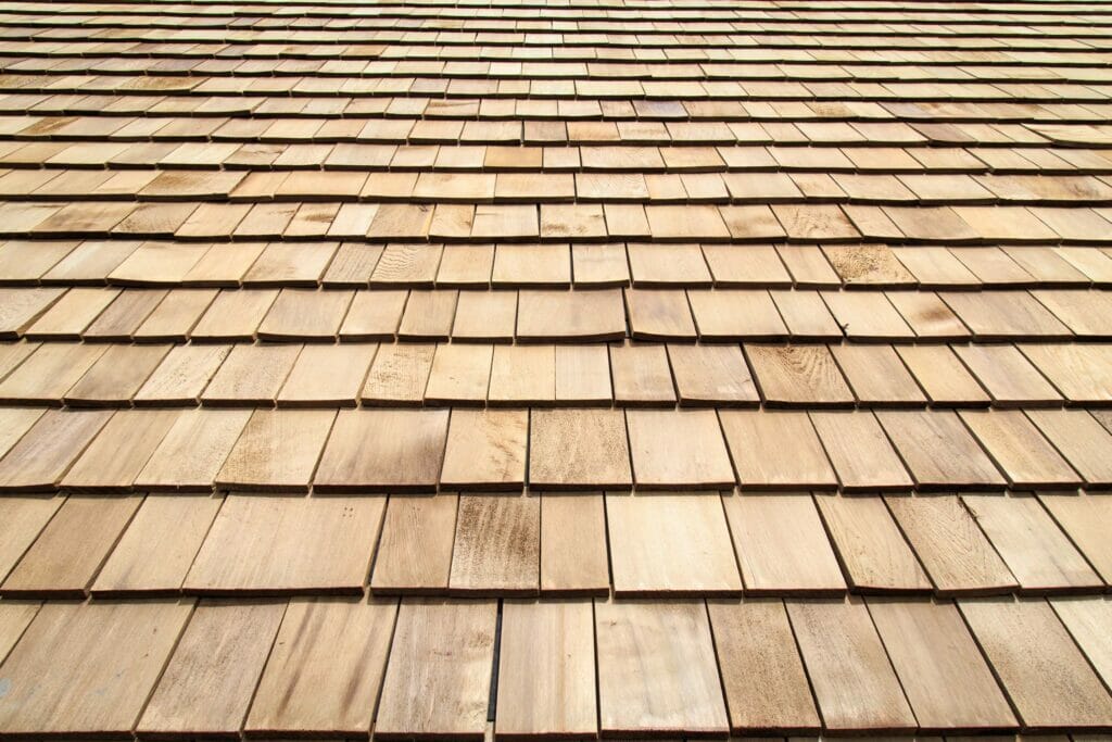 cedar roof installation in Houston
